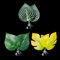 CHAKAE Lot de 3 plantes artificielles réalistes pour aquariums - Plateforme d'alimentation pour terrariums - Simulation d'environnement naturel