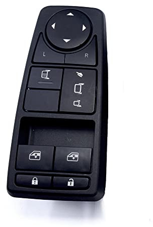 Autofenster Schalter Fensterheber-Spiegelschalter passend for MAN-LKW-Türsteuerungsschalter 81258067094 81258067095 81258067093(81258067093)