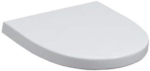 Keramag 575900000 WC-Sitz FLOW weiß mit Deckel und Befestigungen aus Chromnickel
