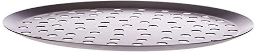 De Buyer - 5353.28 - Gelochtes pizzablech aus starkem blaustahl - loch 10 mm - 28cm, Blau