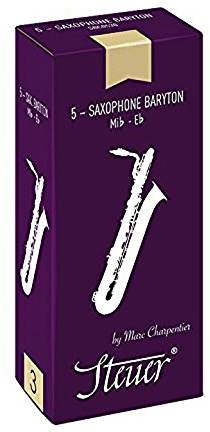 Steuer reed Baritone Saxophone Traditional Pack of 5 Size 2 1/2