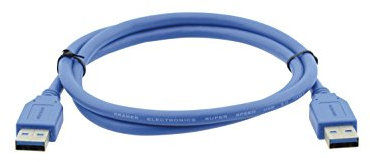 Kramer Electronics USB-A (M) auf USB-A (M) 3.0, 0,9 m, USB-Kabel 0,9 m, USB A, Schwarz – USB-Kabel (0,9 m, 0,9 m, USB A, 2.0, Stecker/Stecker, schwarz)