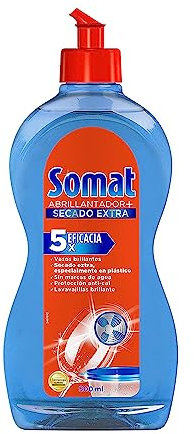 Somat Abrillantador Secado Extra para Lavavajillas Máquina, 500ml