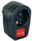 Renkforce 1296317 Schaltbare Zwischensteckdose 2polig Schwarz
