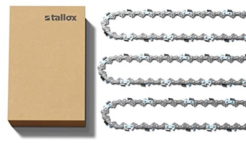 3 tallox Catene per motosega 3/8 1,1 mm 52 maglie guida 35 cm compatibile con Bosch