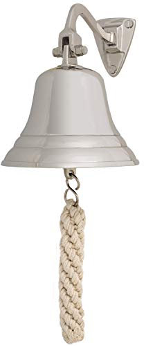 mare-me Schiffsglocke, Chrom Look, 15cm