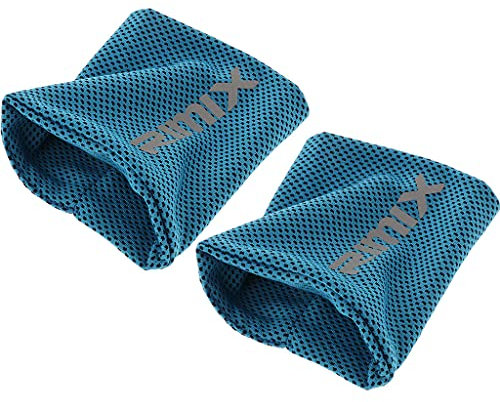 Fenteer 2 Satz Kühlarmband Schweißband Handgelenk Sport Manschetten, Elastisch, Athletisch, geeignet für Sport, Fitness, Reise, Yoga