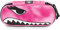 Invicta Portapenne Scuola Round Plus, Gash Rosa, Mono Scomparto con Organizer Interno ed Elastici Porta Penne, Astuccio Scuola Bambine Ragazze - Scuole Elementari e Medie