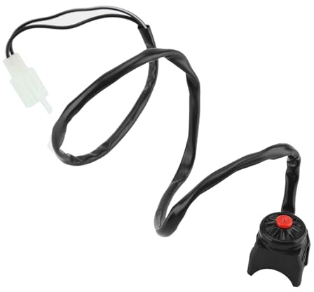 Horn Schalter, Fydun 22mm Universal Lenkerschalter Wasserdicht Hupen Ein/Aus Schalter Lenker Grip Control Taste Schalter Druckschalter