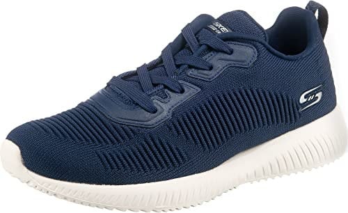 Skechers Damen BOBS Squad Tough Talk Sneaker, Navy, 41 EU