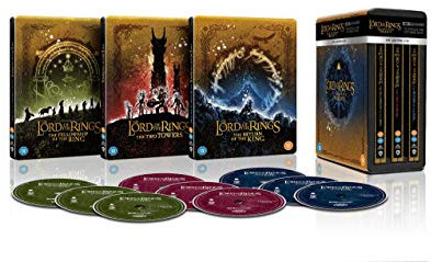 Władca Pierścieni Trylogia (steelbook) [3xBlu-Ray 4K]+[6xBlu-Ray] (Deutsche Sprache. Deutsche Untertitel)