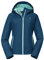 Schöffel Damen Jacket Wamberg L, winddichte, atmungsaktive Regenjacke, komfortable Outdoor Jacke, Wanderjacke mit verstellbarer Kapuze, moonlit ocean, 34