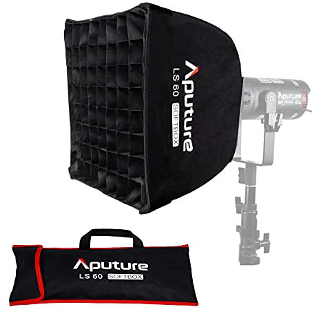 Aputure LS 60 Softbox für Aputure LS 60D und Aputure LS 60X LED-Videoleuchte, 45°-Lichtsteuerungsraster