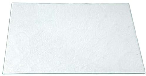 Kühlschrank Einlegeboden - Strukturglas Kathedral 4 mm – Glasplatte, eckige Ecken, alle Maße lieferbar (89,96 EUR/qm) - 580 mm x 380 mm