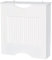 HOMCOM Cache-radiateur à Lattes Couvercle de Radiateur en Bois Design Contemporain pour Salon Salle de Séjour Chambre 78 x 19 x 82 cm Blanc