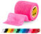 SPORTTAPE Self-Adhesive Football Sock Tape | 5cm x 4.5m - Pink | Cohesive Bandage Sock Wrap, Shin Pad Tape | Goalkeeper Wrist Tape & Football Ankle Tape | Pet & Vet Wrap for Dogs, Horses - Single Roll
