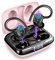 Bluetooth 5.3 Kopfhörer Sport, 2024 Upgrade Kopfhörer Kabellos In Ear Kopfhörer Bluetooth Stereo Bass, 48H Ohrhörer Komfort Fit Wireless Earbuds mit LED Ladebox, IP7 Wasserdicht Sportkopfhörer CVC8.0