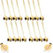 Lot de 16 Cuillères à Café Dorées, Petites Cuillère à Café en Acier Inoxydable Doré, Cuillere Couverts Dorées Classiques, Petite Cuillère à Dessert Polies pour Nespresso, Café, Crème Glacée, 13 cm