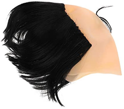 Toyvian Lustige Ritter Glatzenperücke Für Cosplay Und Rollenspiele Atmungsaktives Leichtes Haarteil Aus Umweltfreundlichem Material Unisex Kostümzubehör Für Partys Und Theateraufführungen