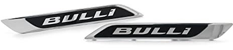 Volkswagen 7T0853675B 7T0853675C Schriftzug Multivan Bulli Plakette Kotflügel seitlich, schwarz/Chrom