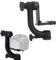 SALALIS Gimbal Tripod Head, Quick Release Plate Panoramic Gimbal Tripod Head 360 Degree 1/4in Screw Hole 3/8in Thread for Camera Telephoto Lens