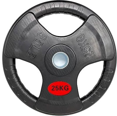 RPM Power Tri-Grip Weight Plates - Tri Grip Weightlifting Plates for Strength Training, Weight Training, Home Workouts & Home Fitness (2.5kg TrI-Grip Plate)