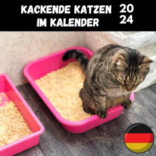 Kackende Katzen Kalender 2024