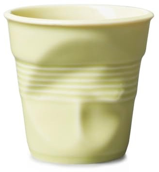REVOL - Gobelet froissé Jaune acidulé 8cl (vendu à l'unité)
