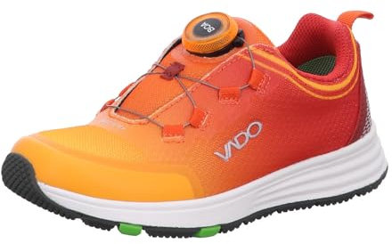 Vado Kinderschuhe Mädchen Halbschuhe Schnürer Orange Freizeit, Schuhgröße:32 EU
