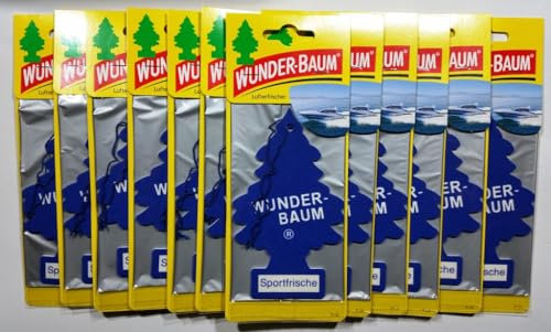 12 x WUNDER- BAUM Sportfrische Auto Duftbaum Lufterfrischer Airfreshener