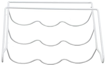 Kühlschrank-Weinregal, Starke Tragfähigkeit, Geruchlos, Poliert, Glänzend, Metallmaterial, Kühlschrank-Weinhalter
