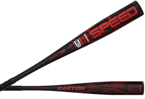 Easton Speed Baseballschläger | BBCOR | 3 Tropfen | 6,4 cm Schaft | 1 Stück Metalllegierung, rot, Einheitsgröße
