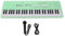 54 Key Electronic Piano Keyboard Music Toy Portable with Microphone for Kids Indoor & Outdoor Use (Green)