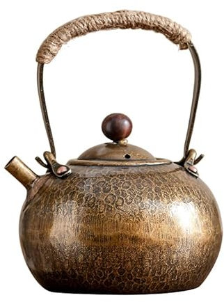 WDZDS 14 * 8CM 400ML Kleine Retro Messing Handgemachte Kupfer Tee Wasserkocher Herd Teekanne Herd Top Kupfer Tee Topf Türkische Teekanne Reine Für Herd