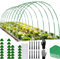 Shengruili Lot de 30 tunnels de plantation en arches, tunnel en film pour parterre surélevé, arches de tunnels, parterres surélevés, pneus de serre, tunnels de serre, tunnels en film pour plate-bande