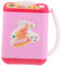 PartyKindom Limpiador de Brochas de Maquillaje Eléctrico Compacto Lavadora Automática para Pinceles y Esponjas Limpieza Rápida Herramientas de Maquillaje Color Rosa