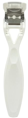 YNR Callus Remover for Feet - Foot File Corn & Callus Remover, Pedicure Tool Includes 10 Replacement Heads, Heel Scrubber & Scraper, Corn Remover for Feet | (Off White)