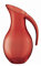 Guzzini Caraffa Soffiata Happy Hour, Rosso Chiaro, 17 x 13.5 x h26.5 cm