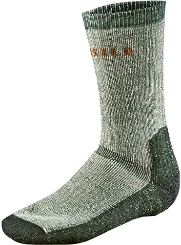 Härkila | Expedition Socke | Professionelle Jagd Kleidung & Jagd Zubehör für Herren & Damen | Skandinavische Qualität Made to Last | Grey/Green, S