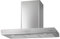 BRANDT BHB6902X - Hotte Murale Décorative - 606 m³/h - 3 Vitesses - Filtres Métal et Charbon - Éclairage LED - 90 cm - Inox