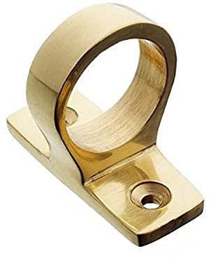 Bulk Hardware BH04926 Loft entrata finestra a ghigliottina ascensore tipo ad anello in ottone, set di 4 pezzi