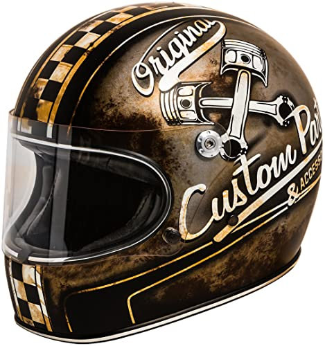 PREMIER Helm Trophy OP 9 BM,OCHER / BRAUN / Weiss,L