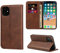 Copmob Case Compatible with iPhone 11,Premium Flip Leather Wallet Case,[3 Card Slots][Magnetic Closure][Stand Holder],Protective Cover Case Compatible with iPhone 11 - Dark Brown