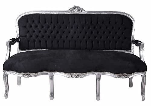 Sofa XL Sitzbank Couch Samtsofa Polstercouch Palast Sofa Rokoko Sitzmöbel cat361e02 Palazzo Exklusiv