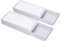 FYSL 2 Pcs Premium Drawer Pen Box, Hidden Desktop Organizer, Self-Adhesive Drawer Pencil Tray, Hidden Under The Table Drawer Storage Box for Office Home School