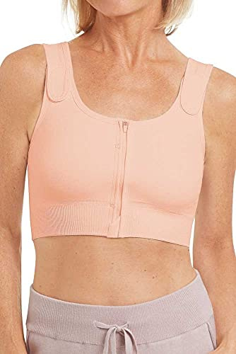 amoena Pamela postoperativer Kompressions-BH | Brust wird stabilisiert und immobilisiert | Größe: 80/85 | Farbe: Rose Nude | Verstellbare Träger | Präzise Passform | Einfacher An- und Ausziehen