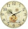 linoows Landhaus Wanduhr, Romantische Uhr Sonnenblumen Motive, Küchenuhr im Retrostil