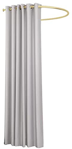 Umkleidekabine Freistehend, Umkleideraum Für Bekleidungsgeschäft mit Beschattung Vorhänge, Temporärer Datenschutz Umkleidekabine, Einkaufszentrum Ankleidezimmer,Grey-100x95cm