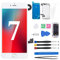 CYKJGS Ersatzbildschirm für iPhone 7, mit Home-Taste, 11,9 cm (4,7 Zoll), Weiß, Reparaturset, LCD-Display, 3D-Touch-Digitalisierer, komplette Montage, Frontkamera-Lautsprecher, Sensor, Glas,