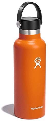 HYDRO FLASK - Trinkflasche 532ml (18oz) - Isolierte Wasserflasche aus Edelstahl - Sportflasche mit auslaufsicherem Flex Deckel & Gurt - Thermoflasche Spülmaschinenfest - Kleine Öffnung - Mesa